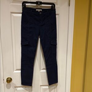 Joie Blue Cropped Ankle Pants
